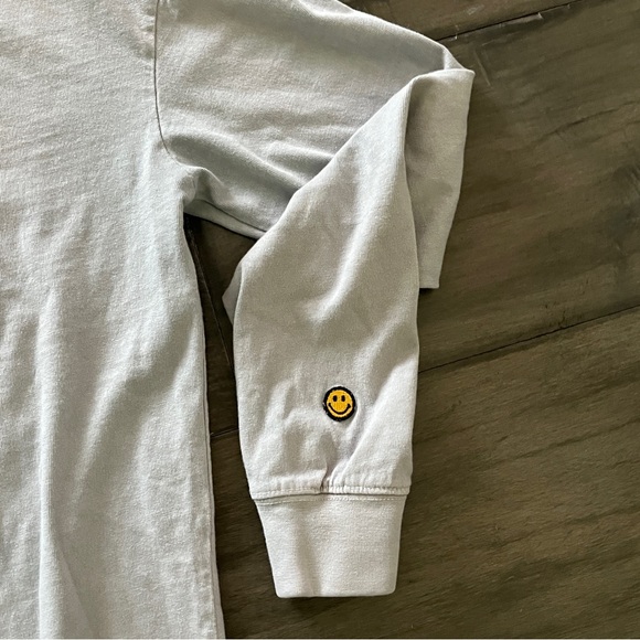 Chinatown Market Smiley Originals  Mock Neck Long Sleeve Shirt - Size Small - Picture 4 of 11